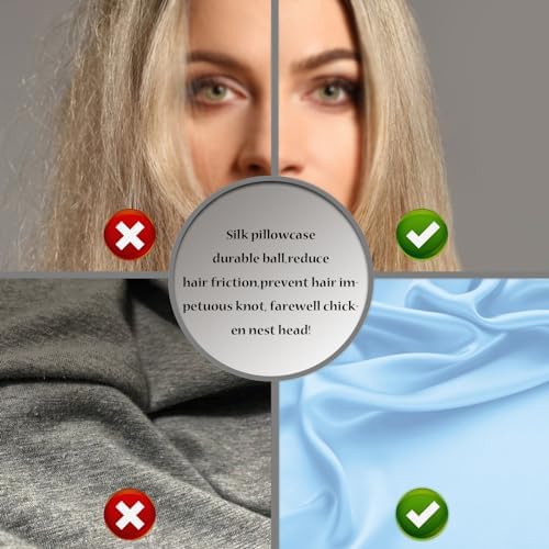 Silk Pillow Cases 2 Pack, Soft Breathable and Sliky Queen Size Pillow Cases Set - Image 5