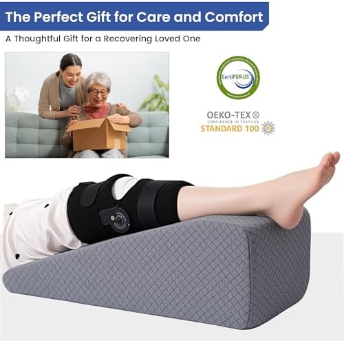 HOMBYS Leg Elevation Pillow for After Surgery, Knee Replacement & Recover - Image 5