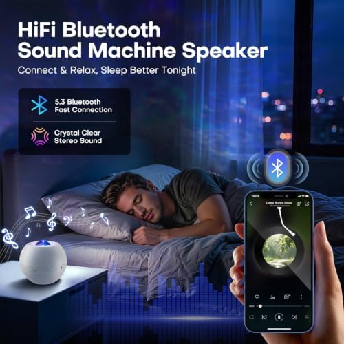 Sound Machine Light Projector, 30 Sleep Sounds - Image 4