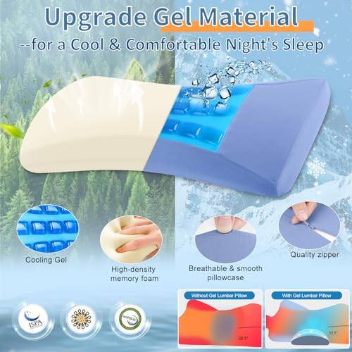 Lumbar Support Pillow for Bed Relief Lower Back Pain - Image 6