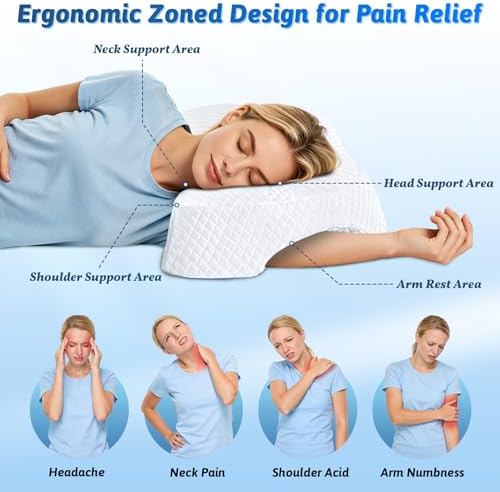 Side Sleeper Pillow with Arm Hole - Image 5