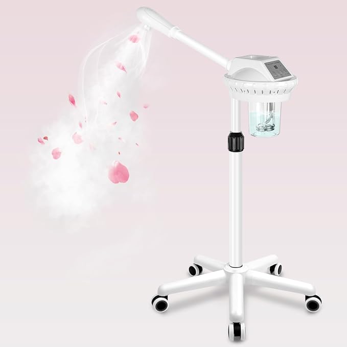 Facial Steamer Professional for Deep Cleansing and Hydration, Face Steamer for by Fuehomue