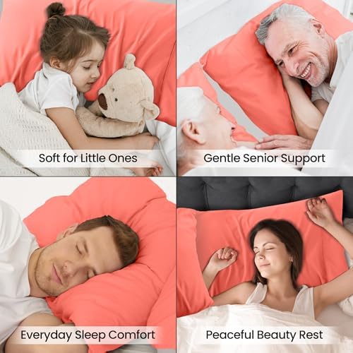 Pillow Covers King Size Set of 4, Soft and Comfy Pillow Cases - Image 6
