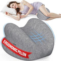 Knee Pillow for Side Sleepers, Memory Foam Leg Pillow by Unknown