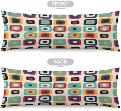 Mid Century Modern Body Pillow Cover Pillowcase - Image 3