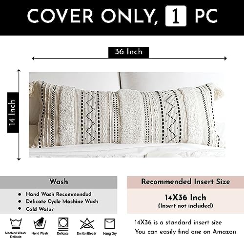 BlissBlush 14x36 Lumbar Pillow Cover - Image 3