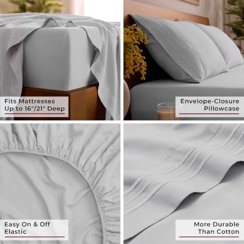 Mellanni Iconic 4-Piece, Ultra Soft Sheet Set - Image 5