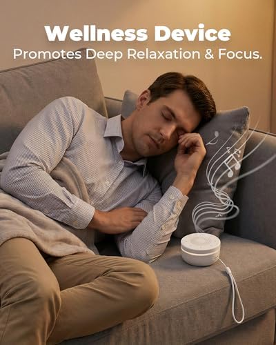 White Noise Sound Machine for Sleep, Portable White Noise Sound Machine - Image 7