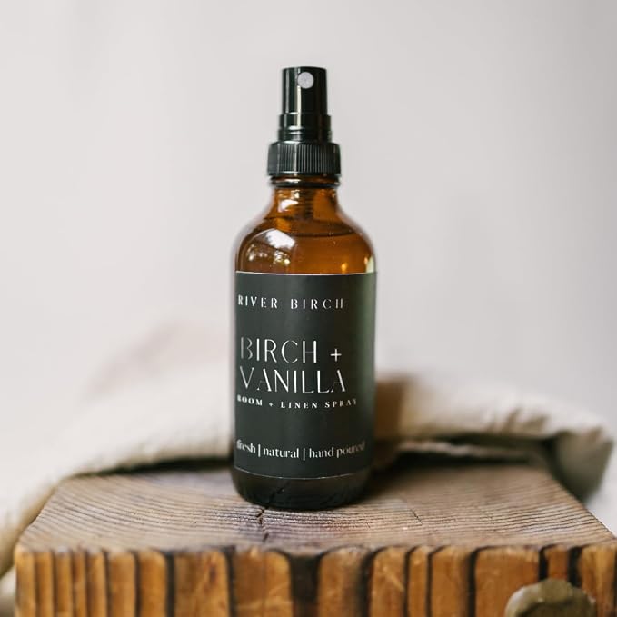 River Birch Birch + Vanilla Scented Linen and Room Spray | Home Fragrance | 4 - Image 4