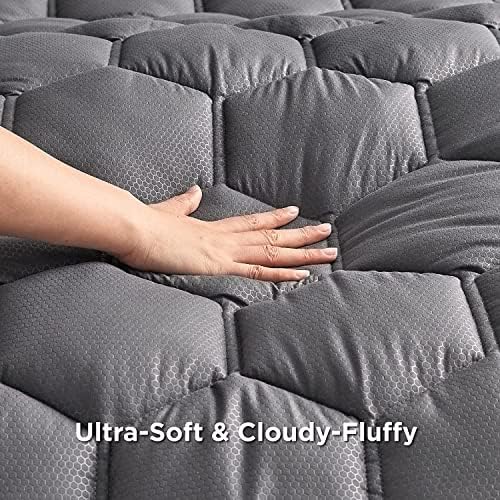 Bedsure King Mattress Pad, Mattress Topper - Image 3