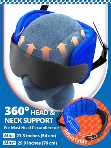 SARISUN Travel Pillow with Chin Strap, Stable Head Support - Image 4
