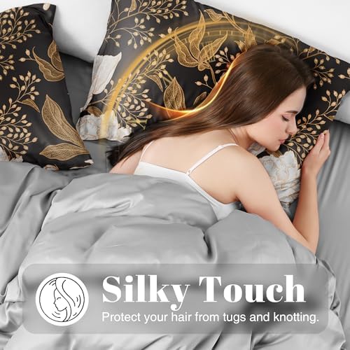 EXQ Home Satin Pillowcase for Hair and Skin Queen - Image 3