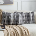 MADIZZ Pack of 2 Thick Plush Faux Wool Throw Pillow Covers Soft Boho Throw by Madizz