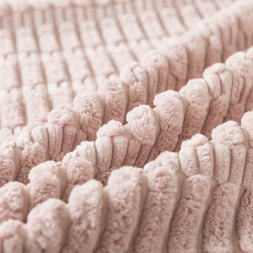 Pack of 1 Corduroy Soft Soild Body Pillow Covers Set Sofa Bedroom - Image 4