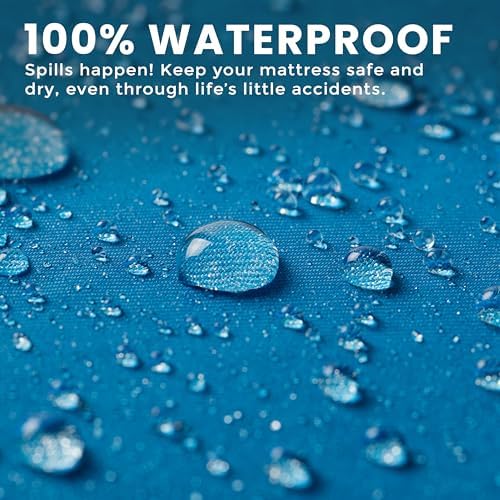 Waterproof Zippered Mattress Protector Queen Pack of 2 - Image 3