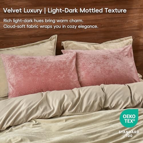 PHF Truly Velvet Pillowcases Standard Size 20" x 26", No Insert - Image 2
