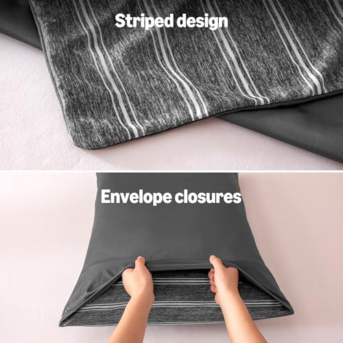 Amazon Basics Stripe Cooling Pillow Cases - Image 4