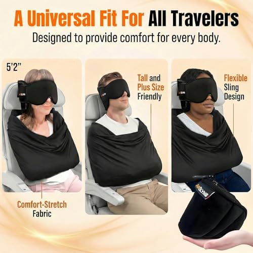 2 Pack 3-in-1 Airplane Sleep Support System - Image 5