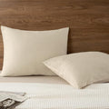 PHF Cotton Waffle Pillow Shams King Size, No Insert by PHF