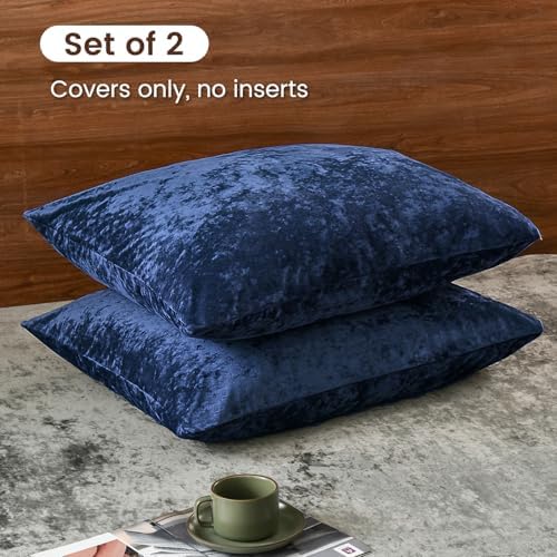 PHF Truly Velvet Pillowcases Standard Size 20" x 26", No Insert - Image 4