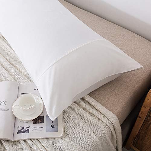 H HOUSEHOLD 100% Jersey Knit Cotton Body Size Pillowcases Set of 1, Super Soft - Image 4