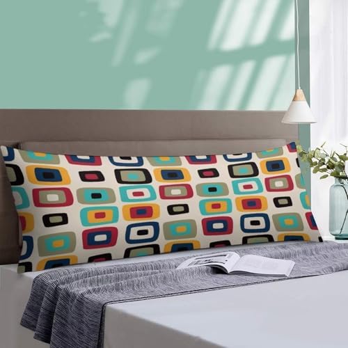 Mid Century Modern Body Pillow Cover Pillowcase - Image 4