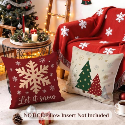 18x18 Throw Pillow Covers Square Cushion Cases Decorative Set of 2 - Image 5