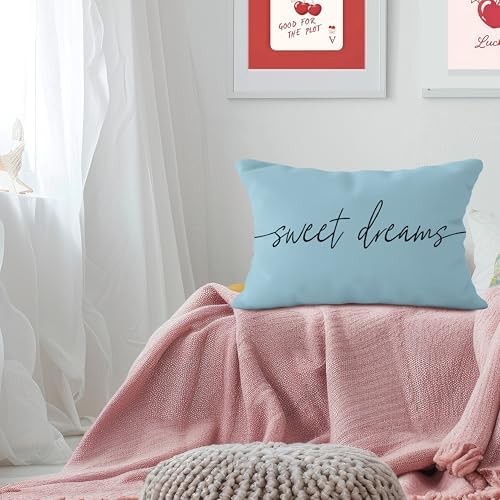 Sweet Dreams Pillow Cover 12x20, Decorative Throw Pillow Covers - Image 2