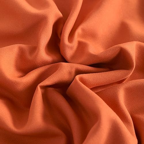 NTBAY Standard Microfiber Pillowcases, 2 Pack, 20 x 26, Brunt Orange - Image 2