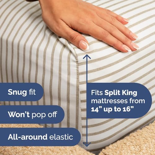 Flex Top Split Head King 4 Piece Sheet Set - Image 5