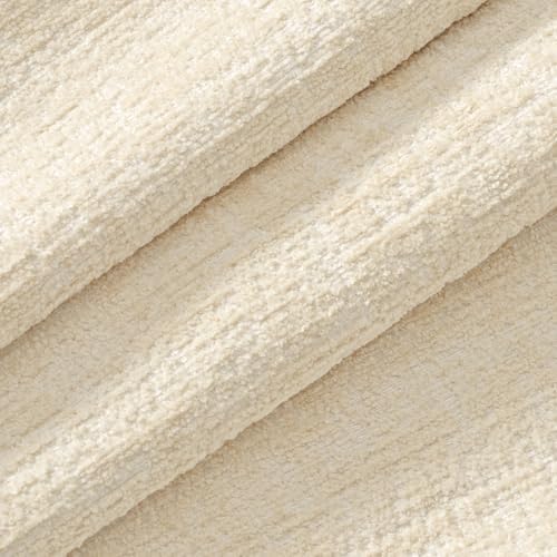 MIULEE Couch Pillow Covers Textured Chenille Home Decor 18x18 Beige - Image 2
