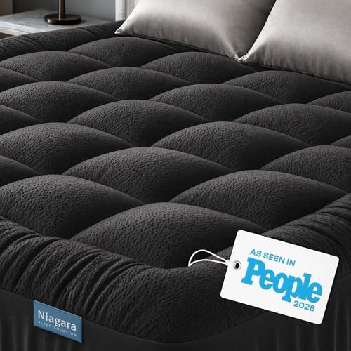 Niagara Sleep Solution Queen Ultra Soft Mattress Topper — Back Pain Relief by NiagaraSleepSolution