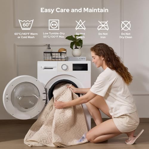 BEDLORE Waterproof Mattress Protector, Full Size Mattress Pad - Image 5
