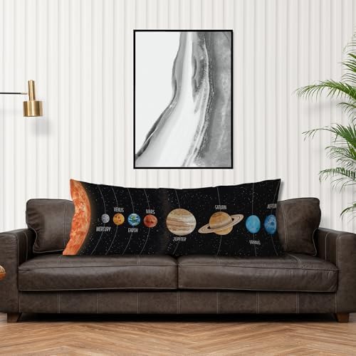 Space Nursery Body Pillow Covers 20x54, Space Room Decor Gifts - Image 4