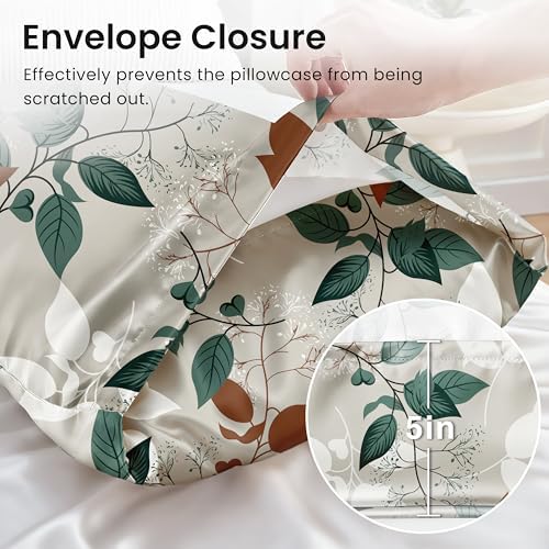 EXQ Home Satin Pillowcase for Hair and Skin Queen - Image 6