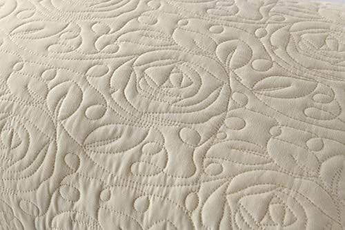 MarCielo 2-Piece Embroidered Pillow Shams, Decorative Microfiber Pillow Covers - Image 4
