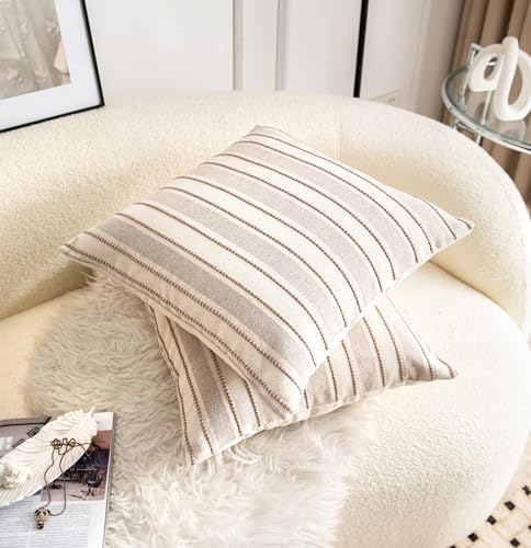 Cethom Decorative Boho Throw Pillow Covers, Farmhouse Textured Pillow Case - Image 2