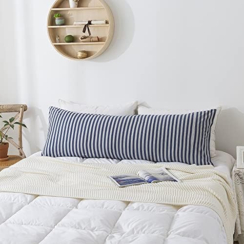 H HOUSEHOLD 100% Jersey Knit Cotton Body Size Pillowcases Set of 1, Super Soft by HHOUSEHOLD