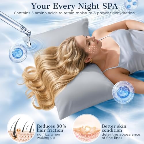 Cooling Pillow Cases 2 Pack Queen Size Cooling Pillowcases - Image 3