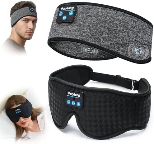 Wireless Sleep Headphones and Blackout Sleep Mask, You Finally Found It by Perytong