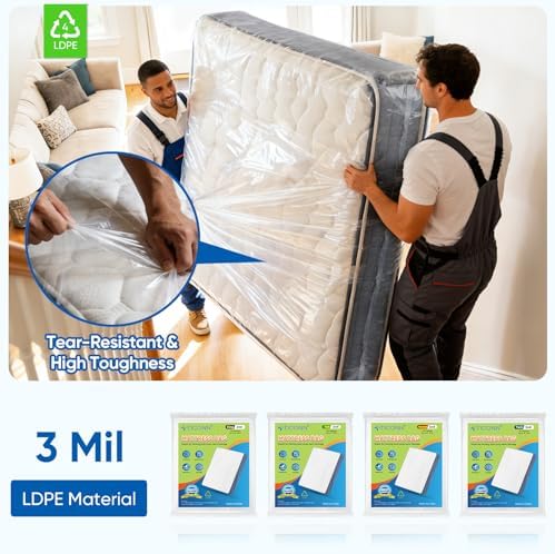 TICONN 1PK Plastic Mattress Bags - Image 7