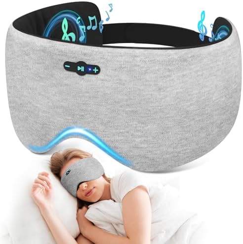 Sleep Headphones Bluetooth 6.0 Sleep Mask by Veeniitosr