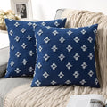 MIULEE Set of 2 Decorative Throw Pillow Covers Rhombic Jacquard Pillowcase Soft by MIULEE