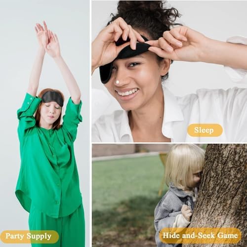 6 Pack Blindfold Eye Mask Cover Sleep Mask - Image 7