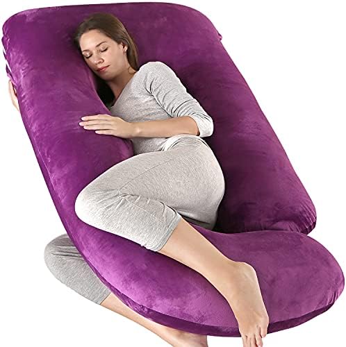 Elover U Shaped Pregnancy Pillow, Full Body Maternity Support by Elover