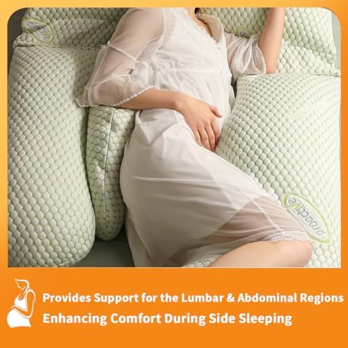 Pregnant Woman's Sleep Pillow, 62-inch U-shaped Full-body Position pPregnancy - Image 4