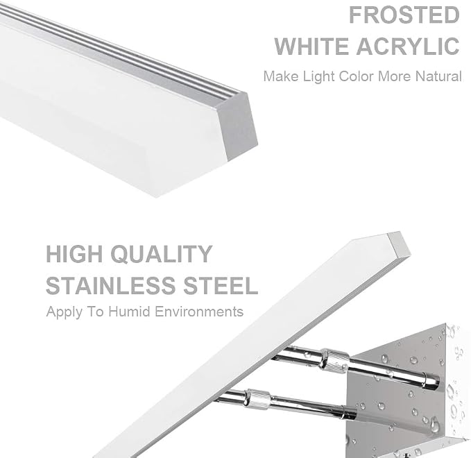 Aipsun 31.5 inch LED Vanity Lights Adjustable Bathroom Light Fixtures Bathroom - Image 4
