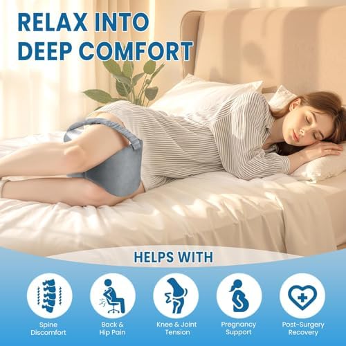 Memory Foam Knee & Leg Pillow for Side Sleepers - Image 6