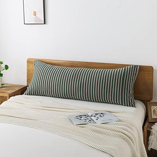 H HOUSEHOLD 100% Jersey Knit Cotton Body Size Pillowcases Set of 1, Super Soft - Image 3