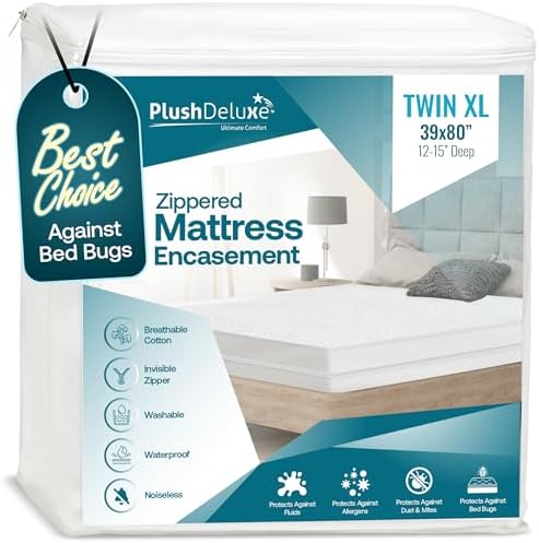 Twin-XL 39X80 Size Mattress Encasement by PlushDeluxe